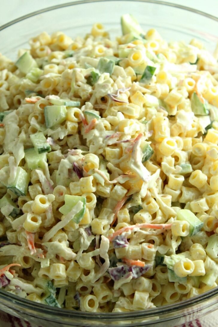 Coleslaw Pasta Salad Easy Recipes