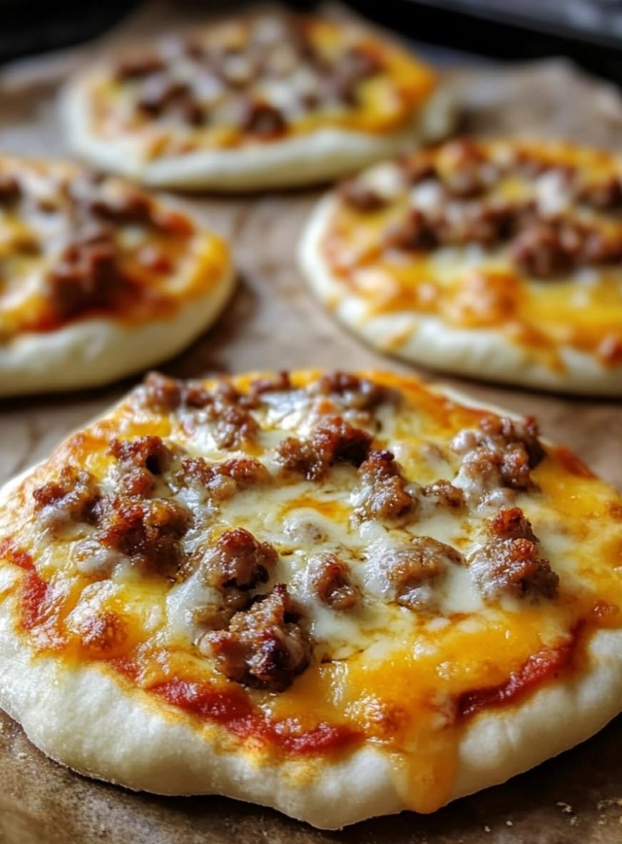 Finished English Muffin Breakfast Pizza