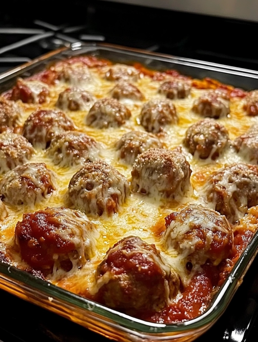 Dump and Bake Meatball Casserole