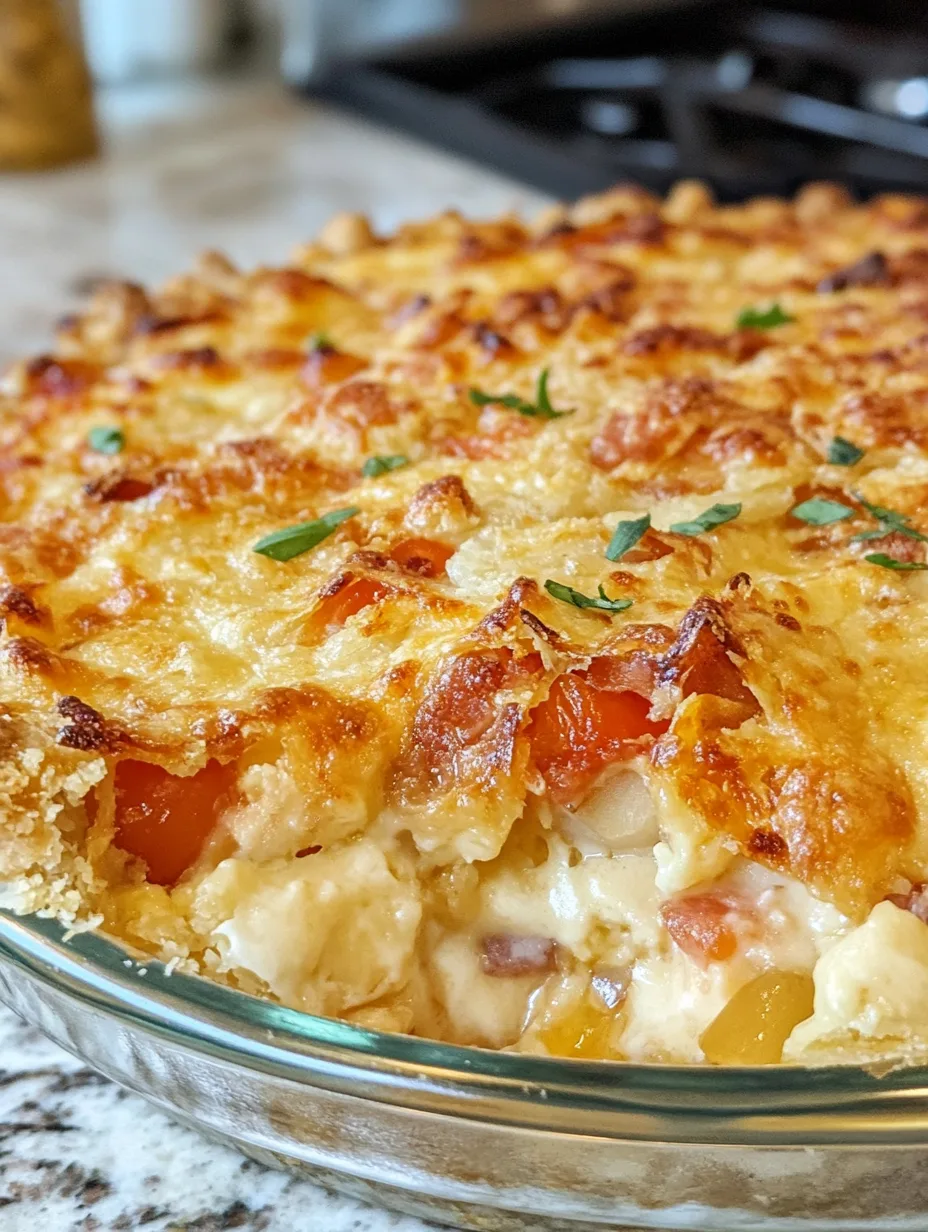 Bacon Onion Tomato Pie