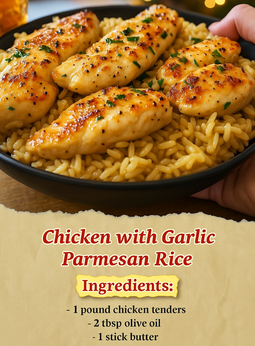 Delicious Garlic Parmesan Chicken and Rice Recipe for a Flavorful Meal!