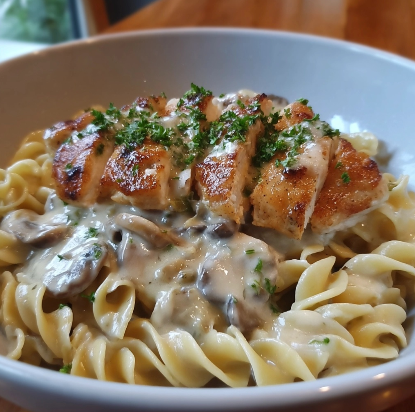 Chicken with Buttered Noodles