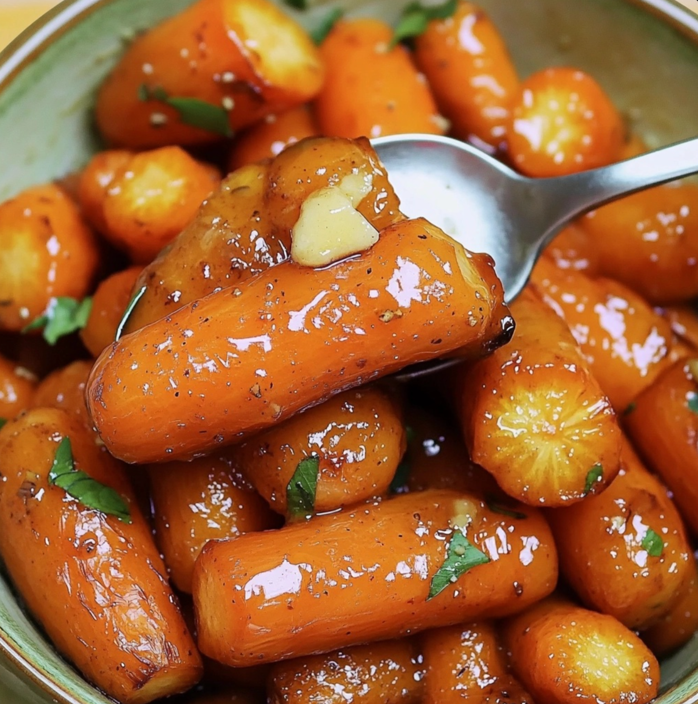 honey garlic butter roasted carrots