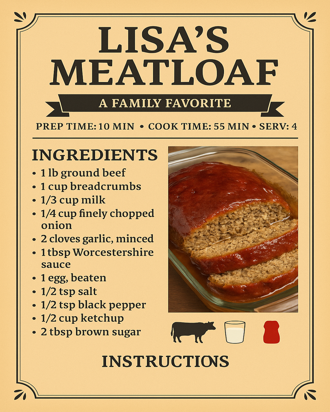 Lisa´s Meatloaf