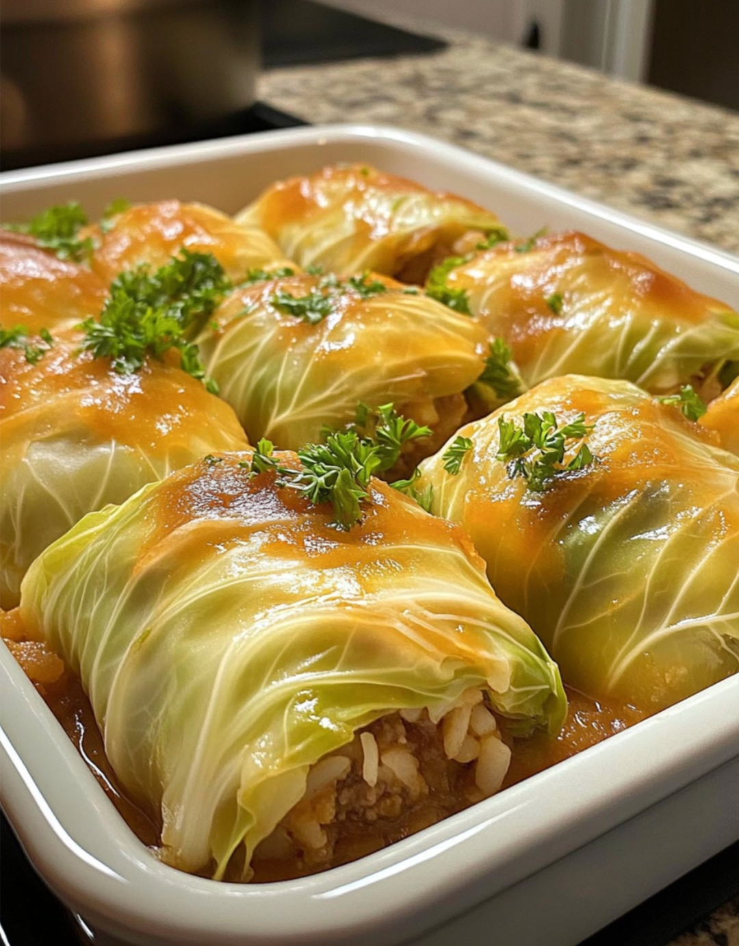 Old fashioned stuffed cabbage rolls