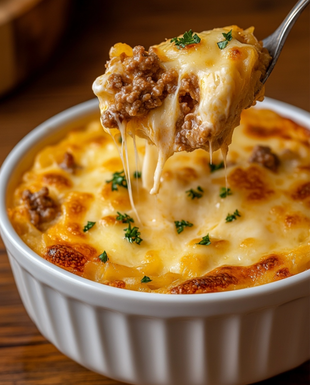 Sausage, Egg, and Cream Cheese Hashbrown Casserole