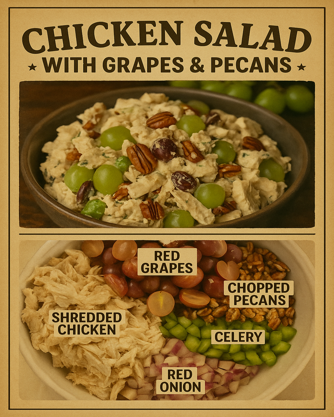 Chicken Salad with Grapes and Pecans