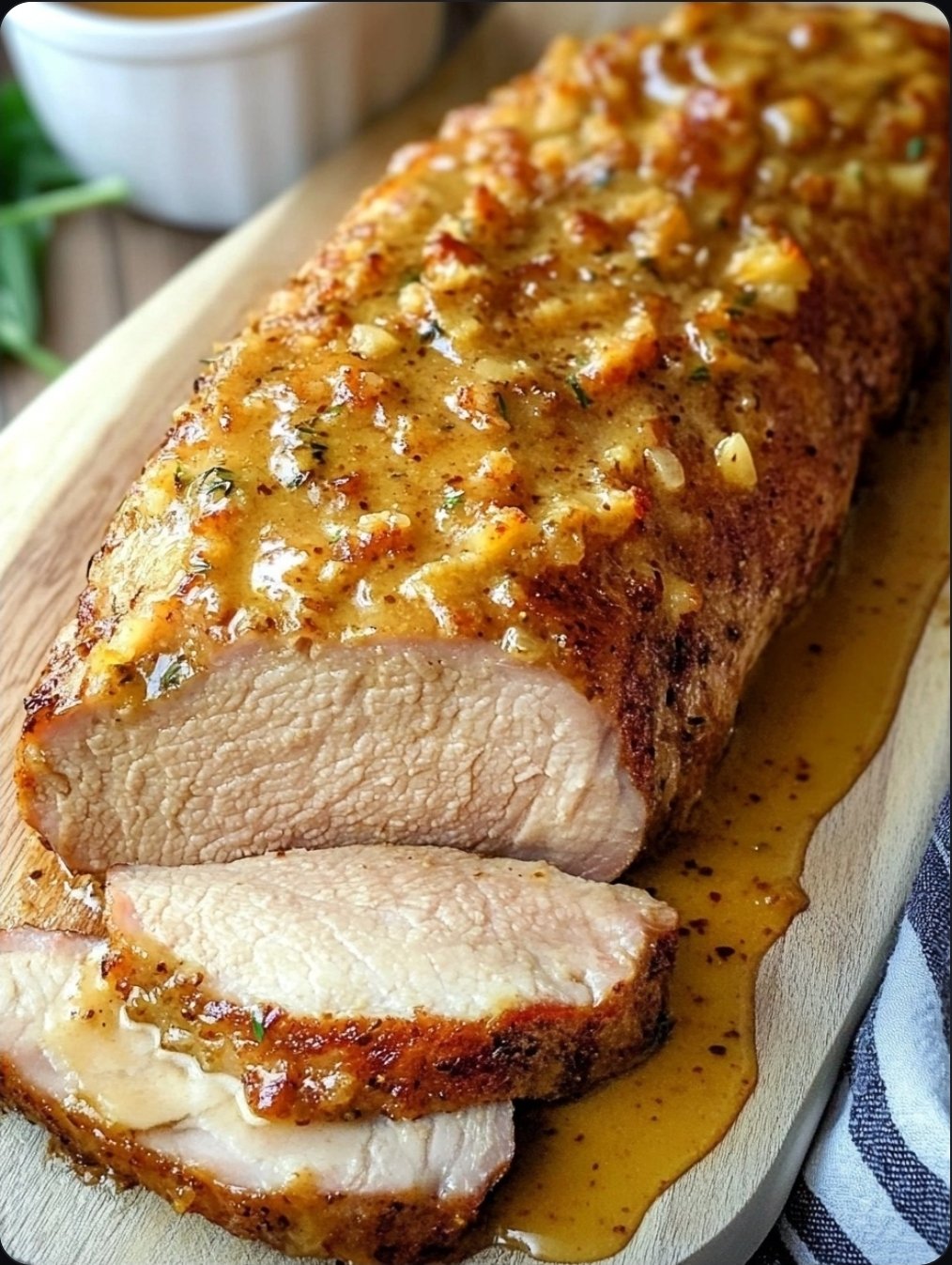 Mustard-Maple Pork Tenderloin