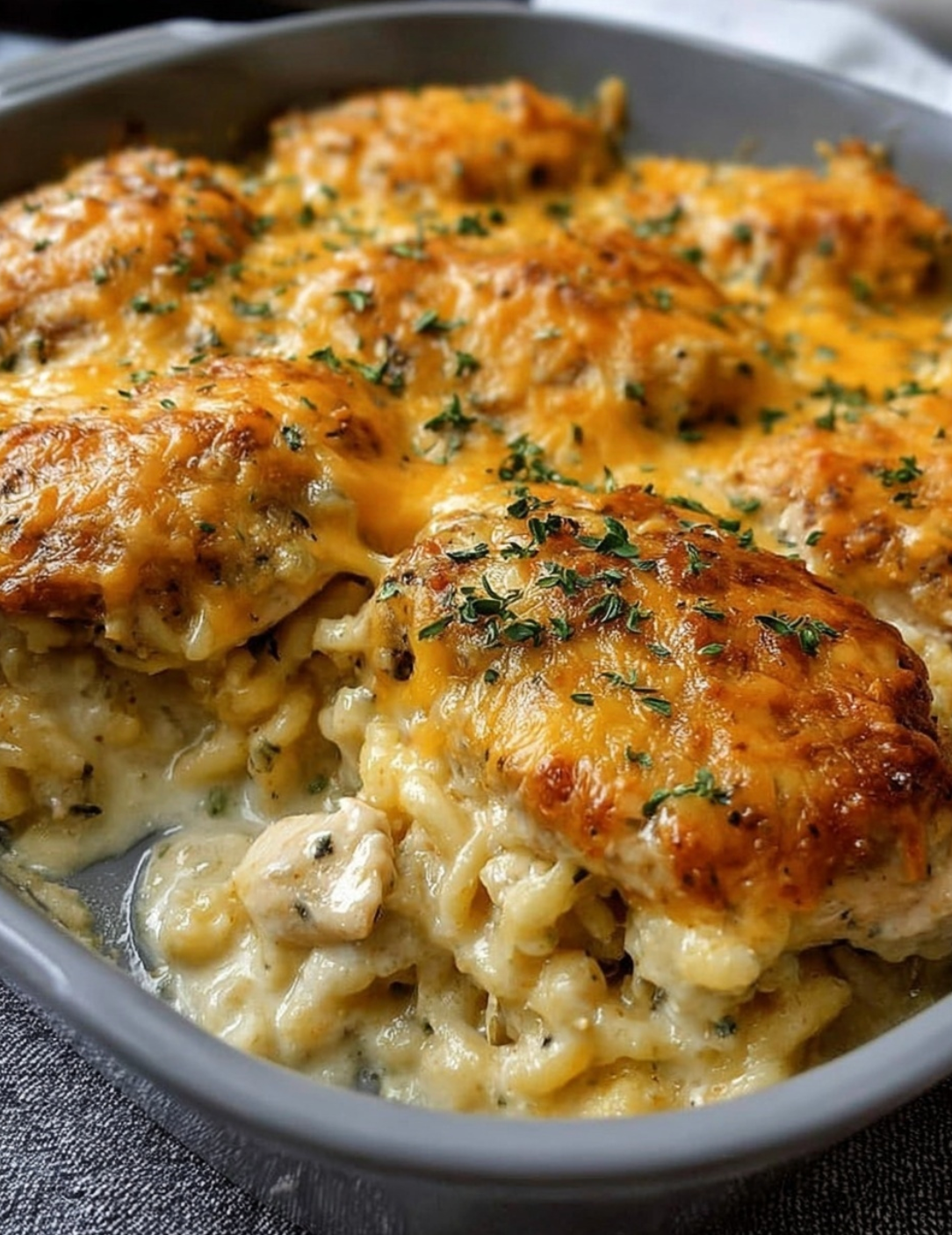 No-Peek Chicken Casserole