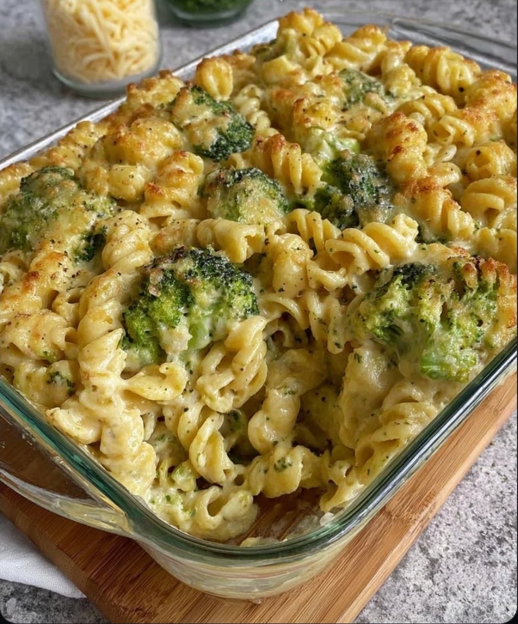 No-Boil Broccoli Pasta Bake