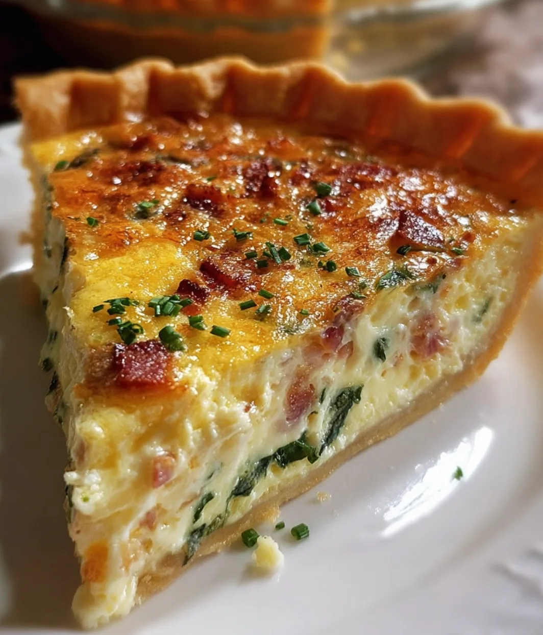 Flavorful Spinach and Bacon Quiche: A Brunch Classic Done Right!