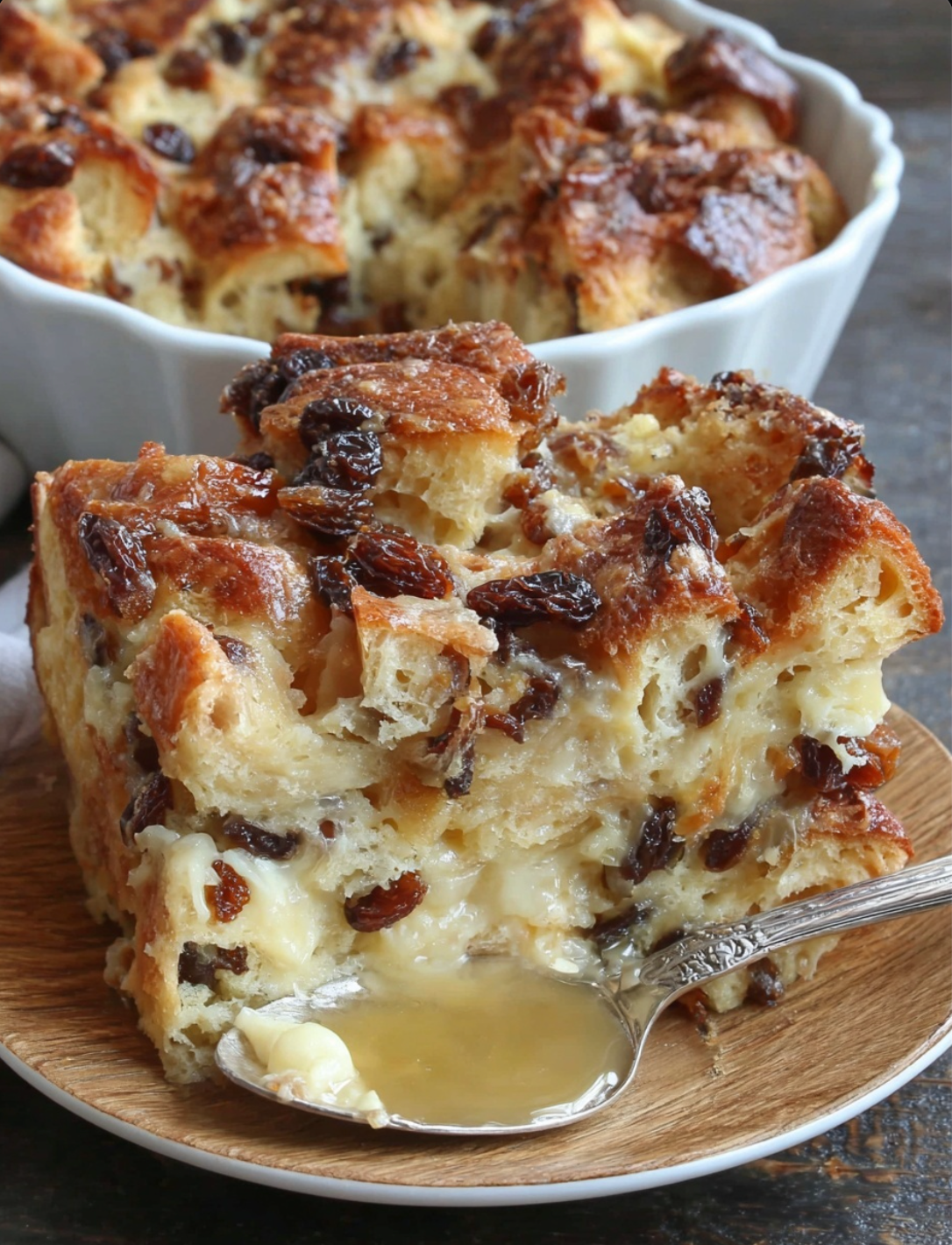 Cinnamon Raisin Bread Pudding