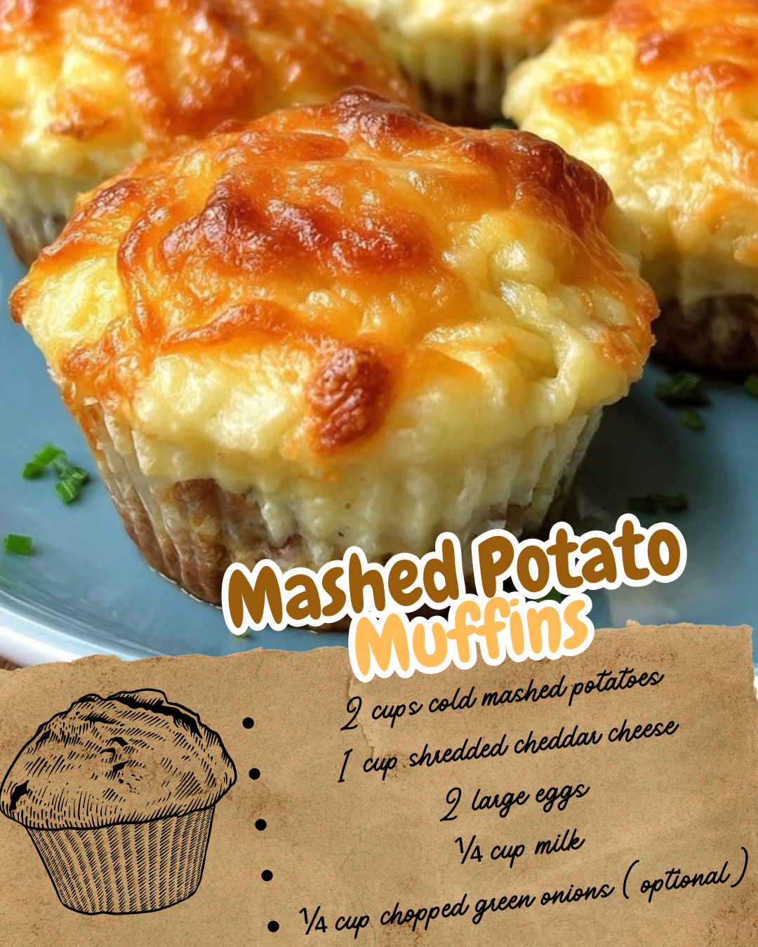 Cheesy Mashed Potato Muffins: A Tasty Twist on a Classic Side Dish!