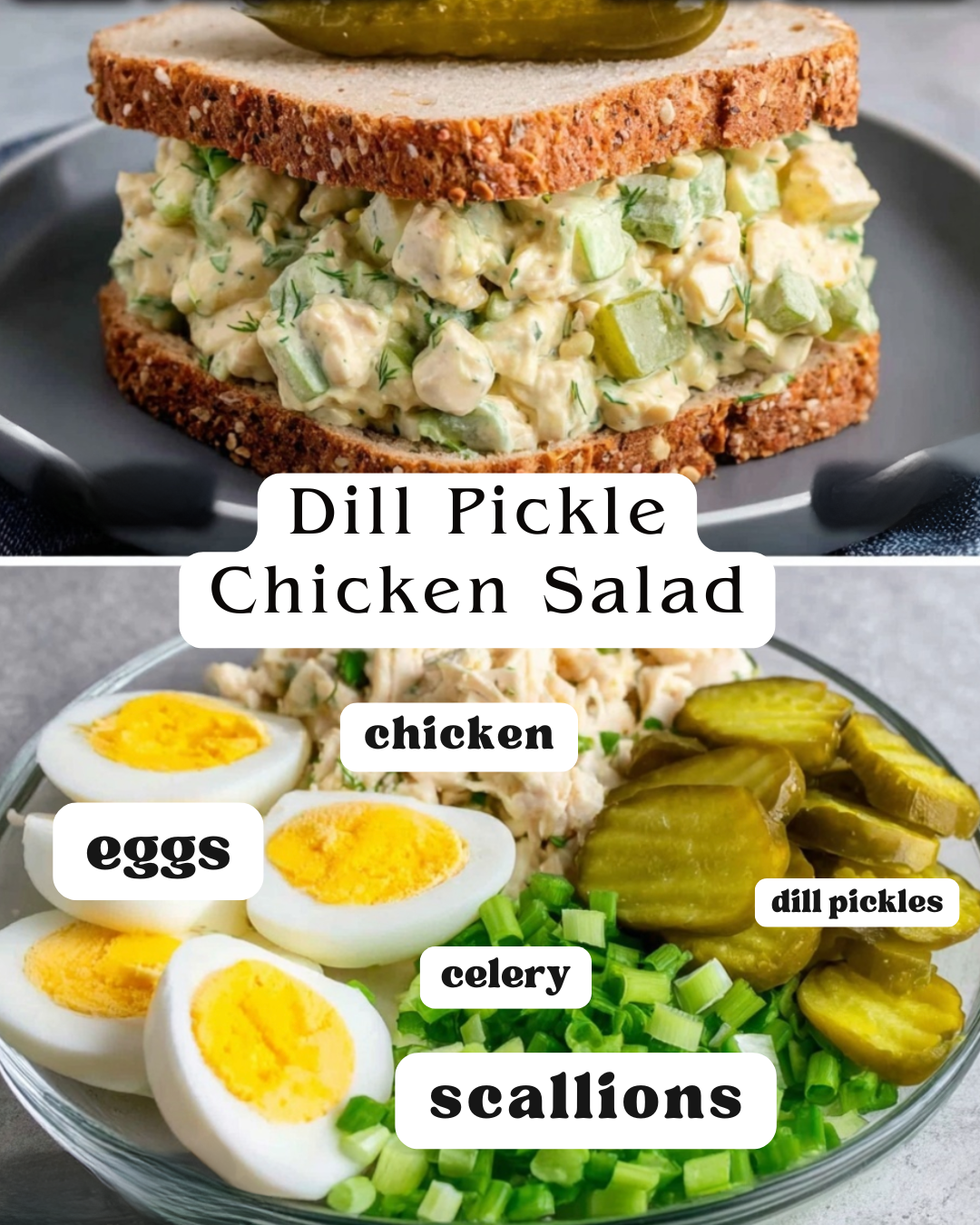 Dill Pickle Chicken Salad