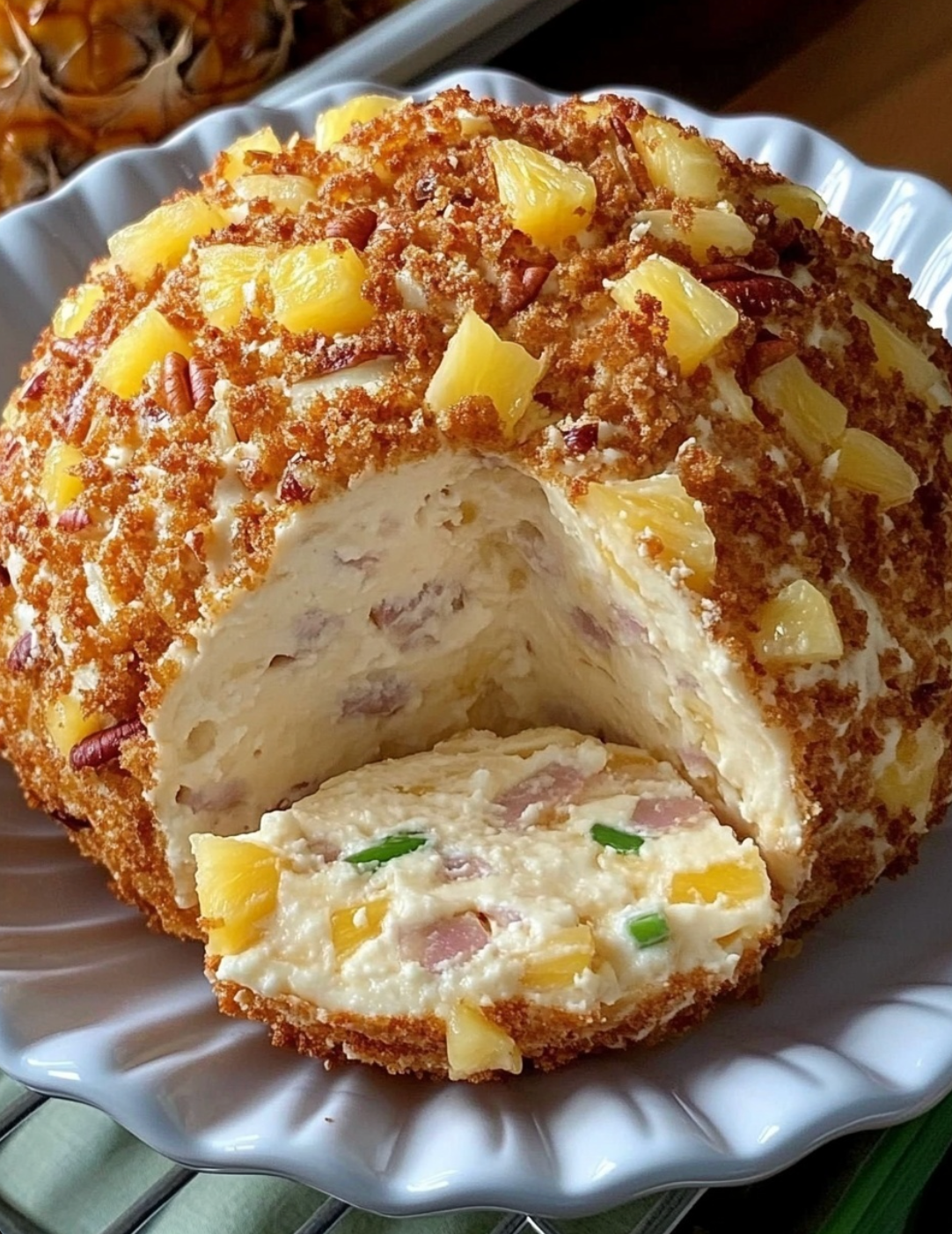 Heavenly Pineapple Cheeseball