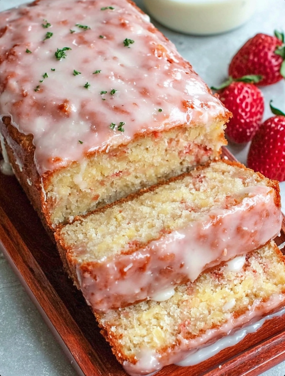 Strawberry Butter Bread