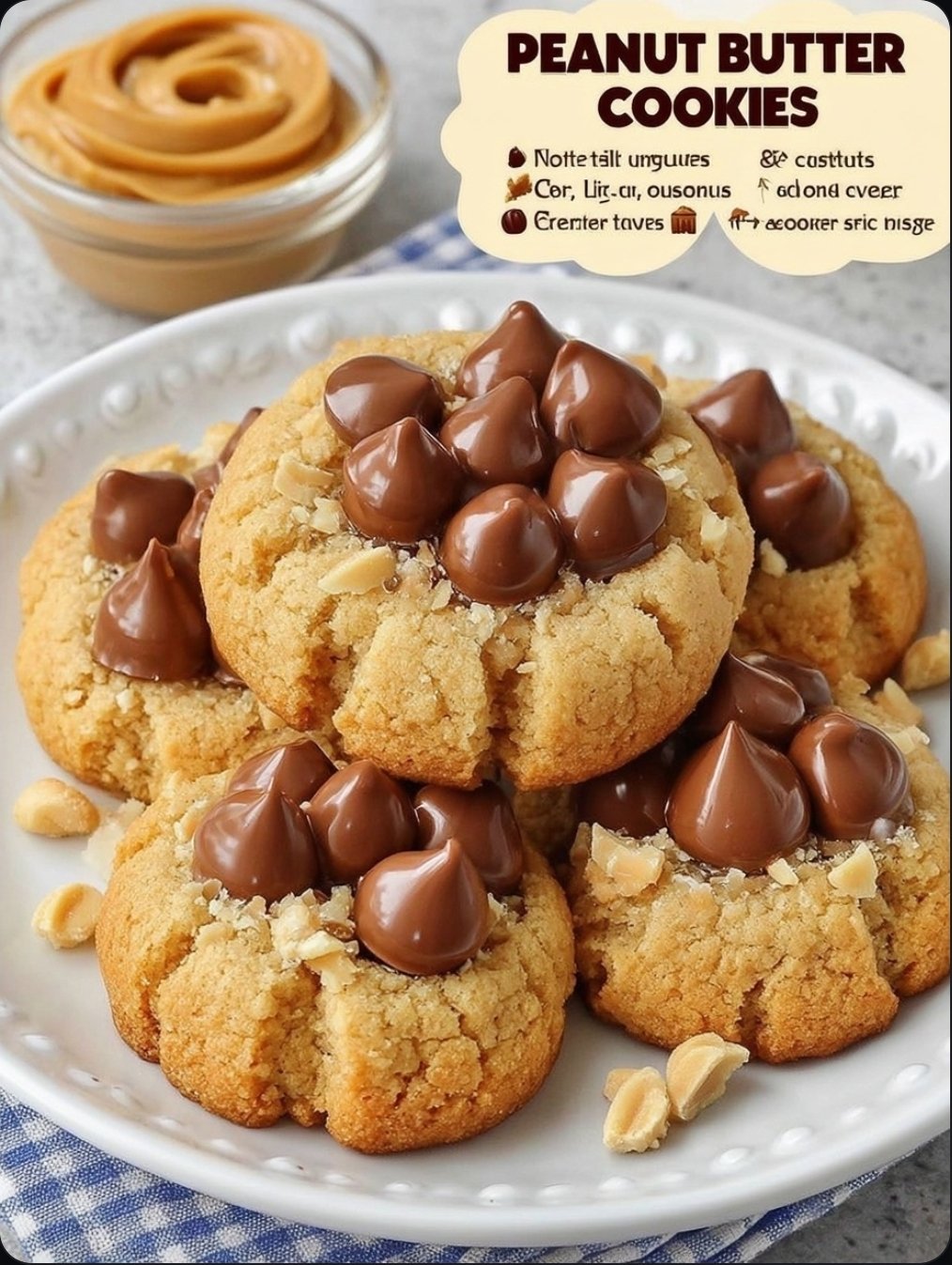 Peanut Butter Blossom Cookie