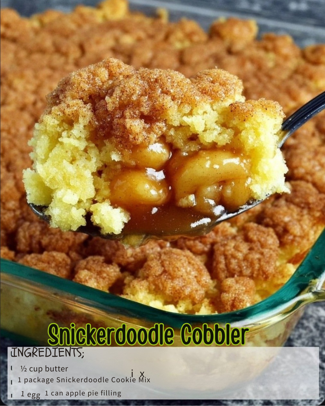 Snickerdoodle Cobbler