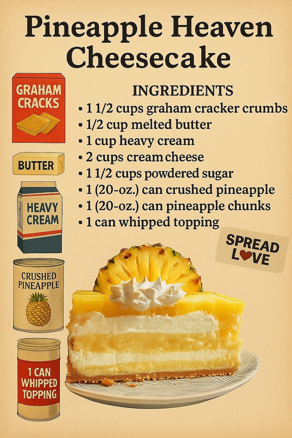 Pineapple Heaven Cheesecake