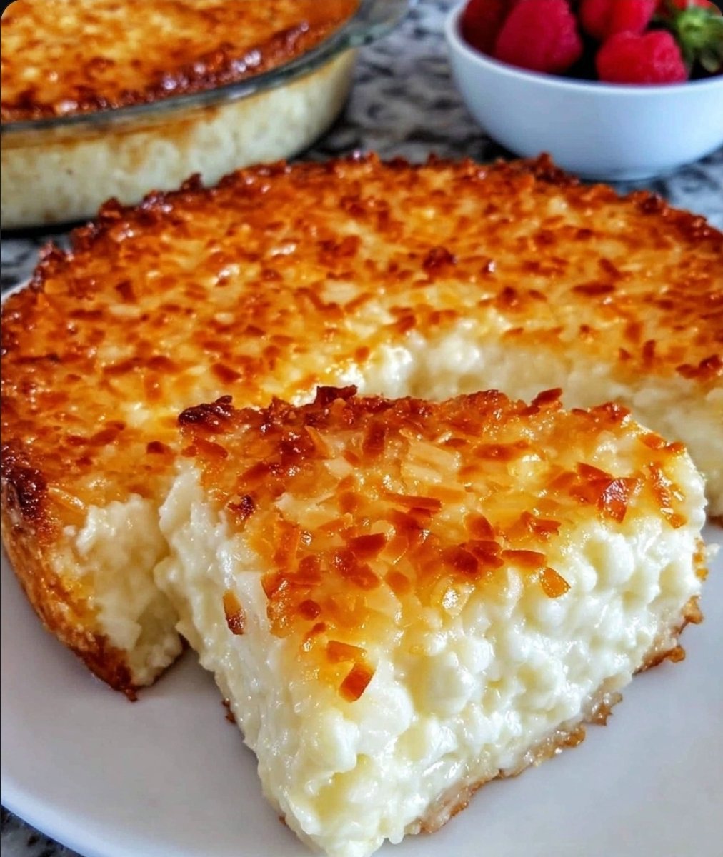 CRUSTLESS COCONUT PIE