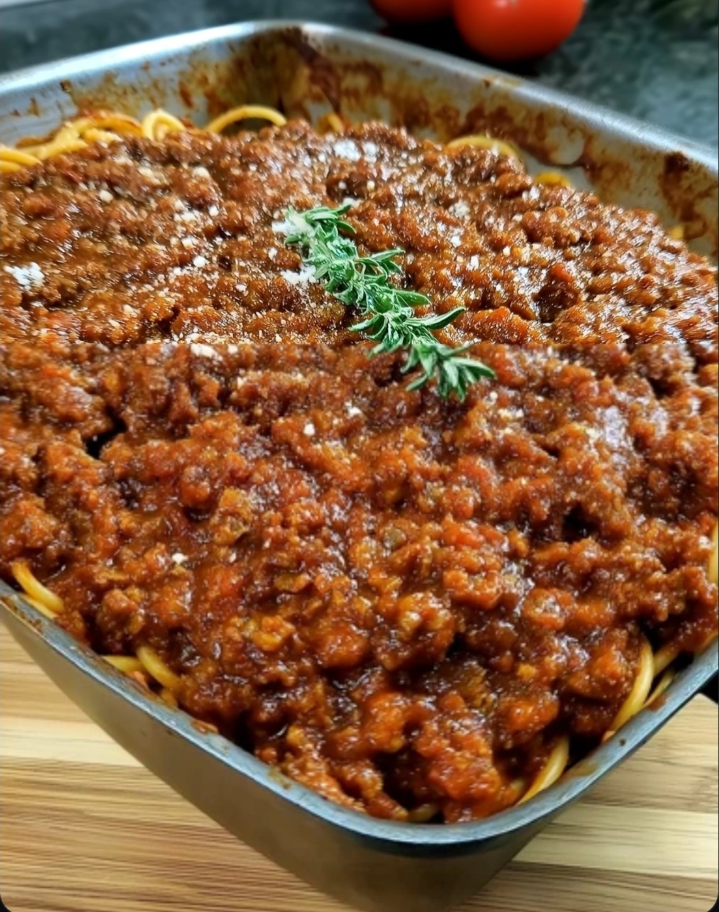 Baked Bolognese Sauce