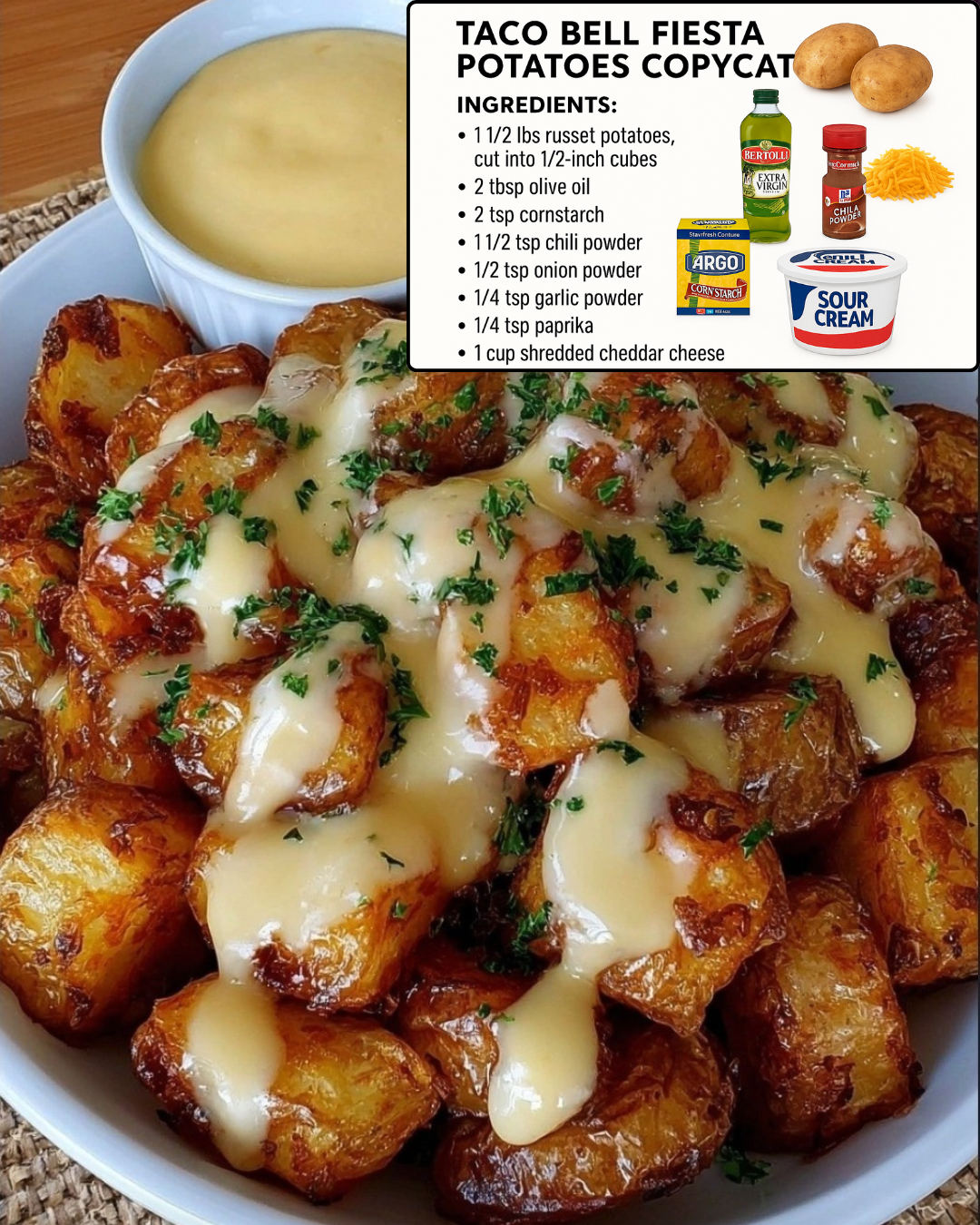 TACO BELL FIESTA POTATOES COPYCAT