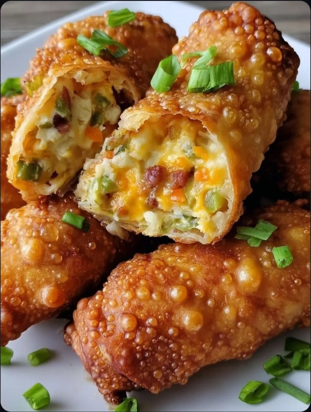 Spicy Jalapeño Popper Egg Rolls