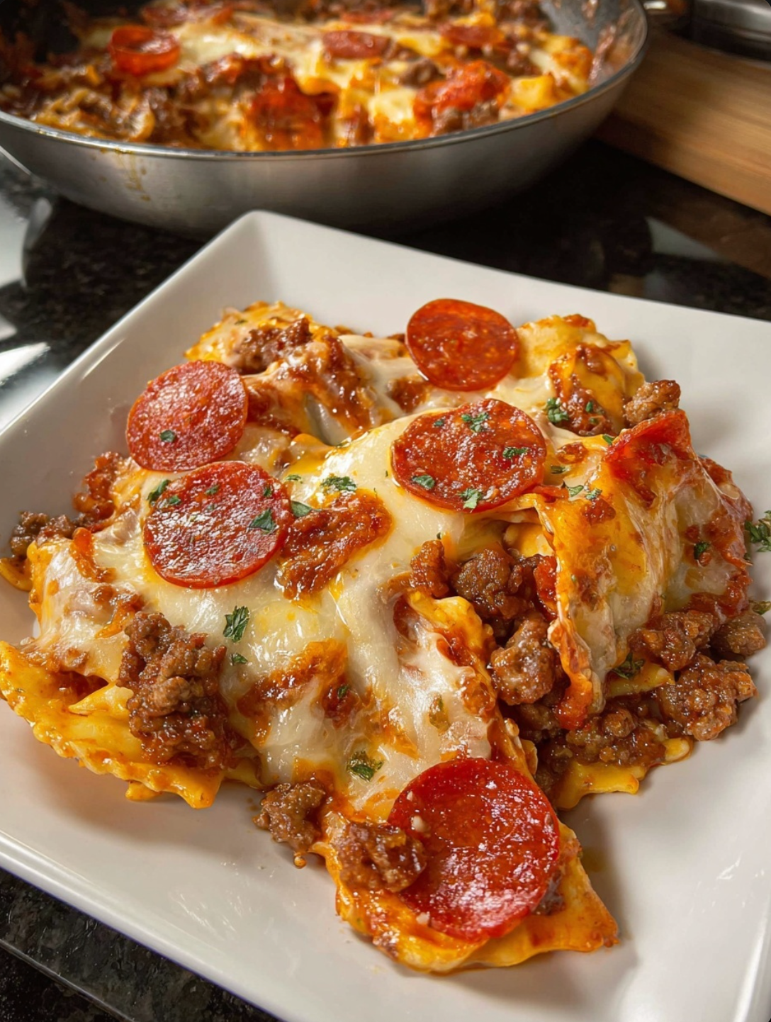 Cheesy Pizza Ravioli