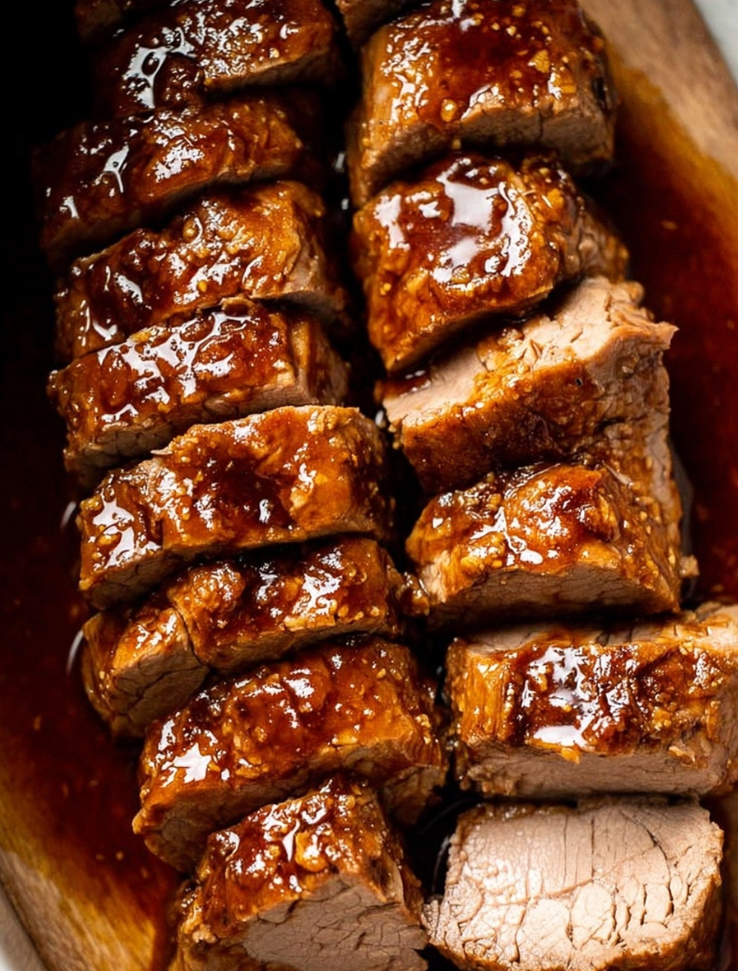 Slow Cooker Honey BBQ Pork Tenderloin