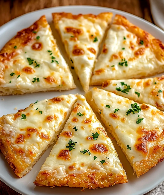 Air Fryer Tortilla Garlic Bread