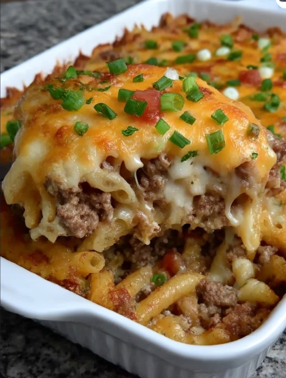 Cheeseburger French Fry Casserole