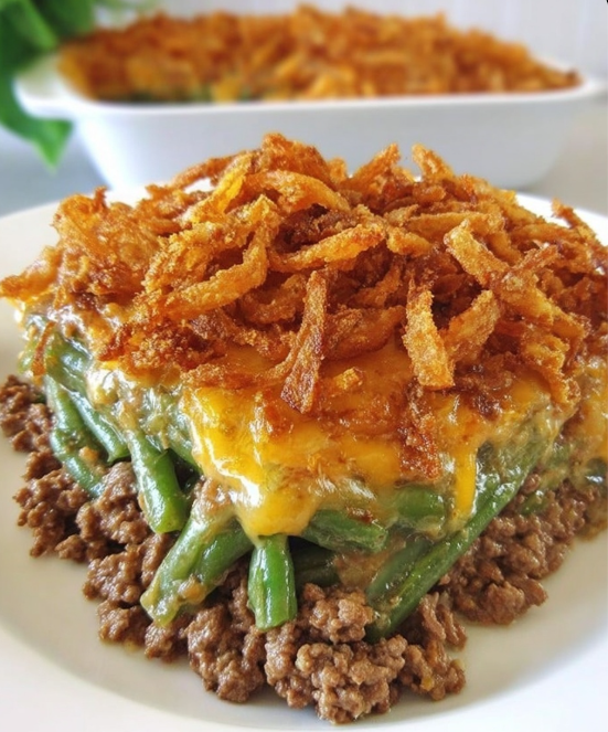 Hamburger Green Bean Casserole