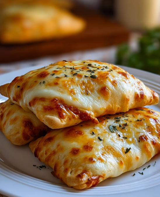 Homemade Easy Cheesy Pizza Pockets