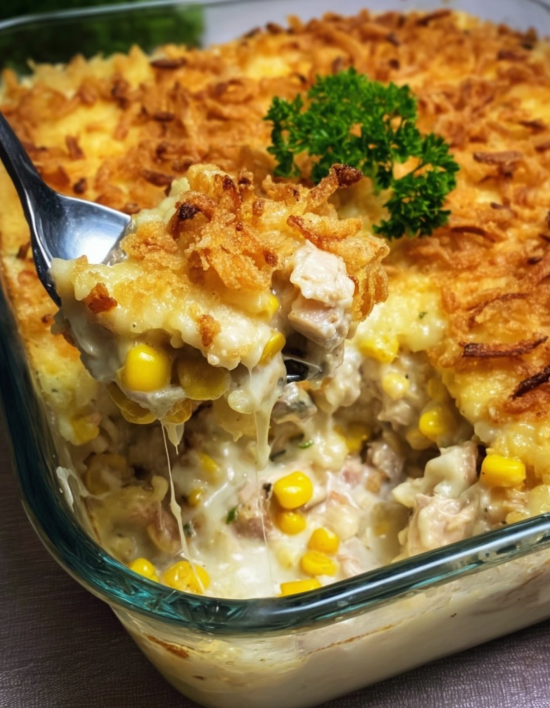 Ritz Cracker Chicken Casserole