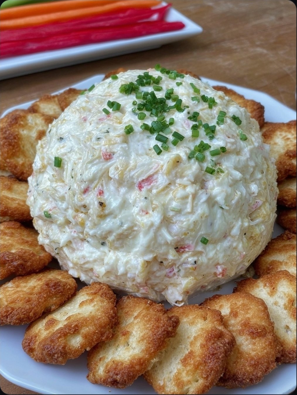 Devil Crab Cream Cheese Ball