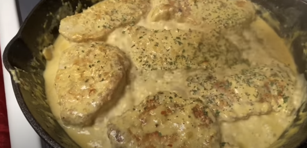 Delicious Instant Pot Pork Chops with Creamy Chive Sauce