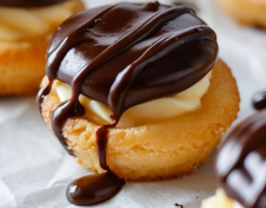 Mini Boston Cream Pie Bites