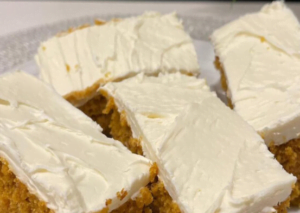 Pumpkin Bars with Cream Cheese