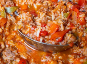 30-MINUTE STUFFED PEPPER SOUP