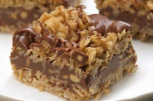 No Bake Chocolate Oat Bars