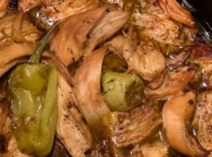 Slow Cooker Mississippi Chicken