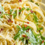 Creamy Bacon Pea Pecan Salad