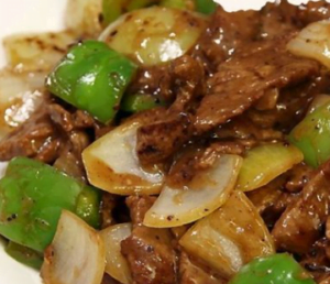 Chinese Onion Pepper Steak