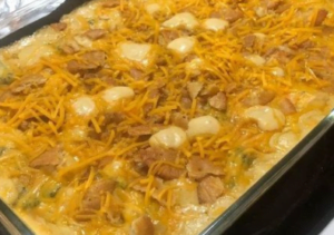 Dump and Bake Chicken Divan