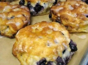 Sweet Blueberry Biscuits