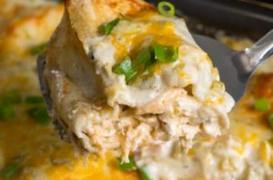Cream Cheese Chicken Enchiladas