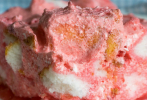 Strawberry Jello Angel Food Cake