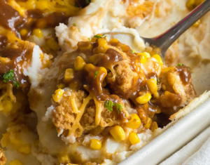 Crispy Chicken and Mashed Potato Casserole
