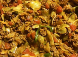 Spanish style cabbage