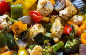 ROASTED CHICKEN AND VEGGIES